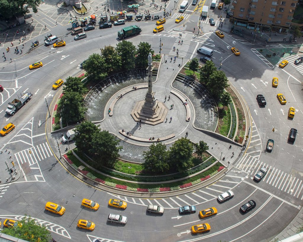 Columbus Circle w NYC – piękne rondo i brama do Central Parku
